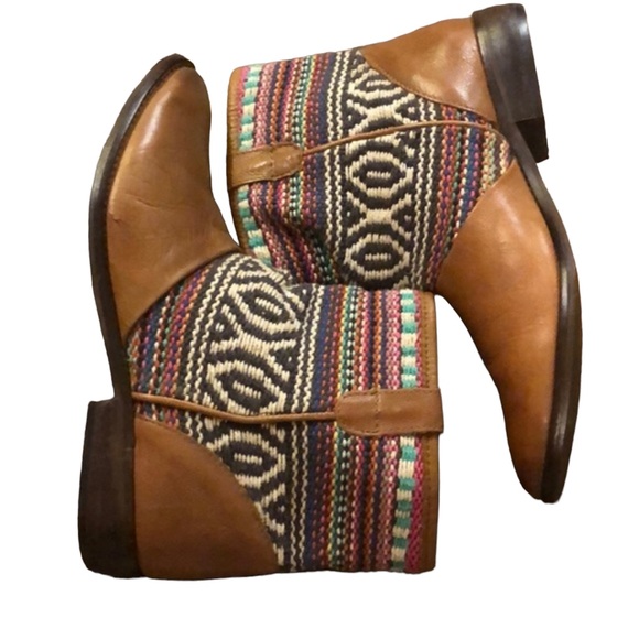 Zara Multicolored Boots - Picture 3 of 15